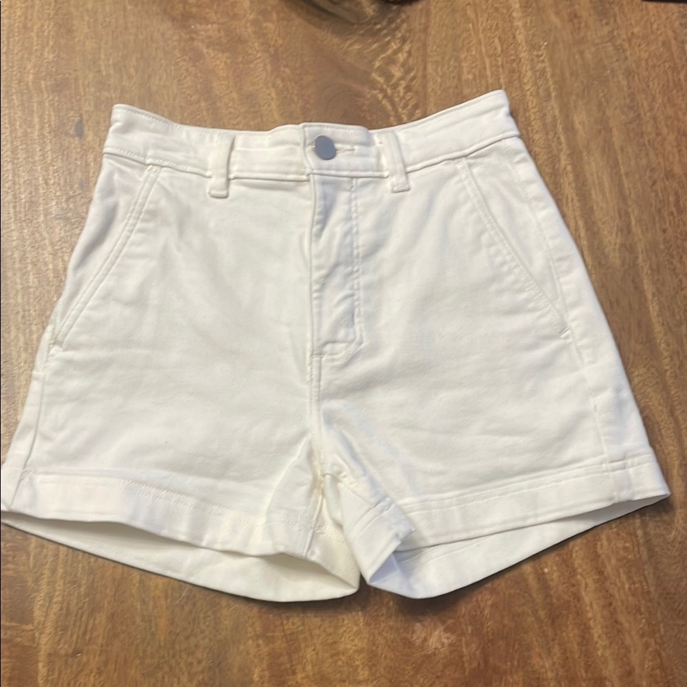 Women's White Shorts